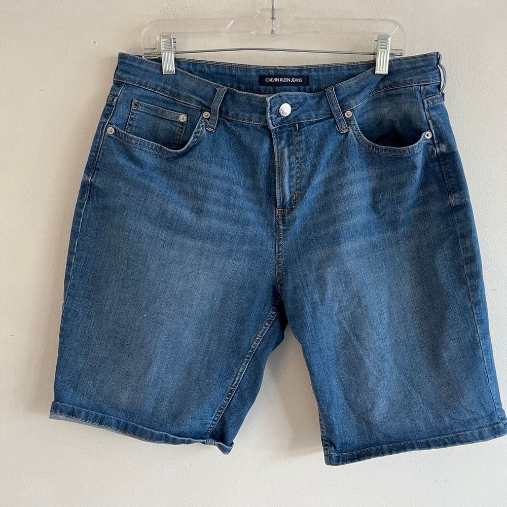 Calvin Klein Jeans Blue Denim Jean Shorts Size 16